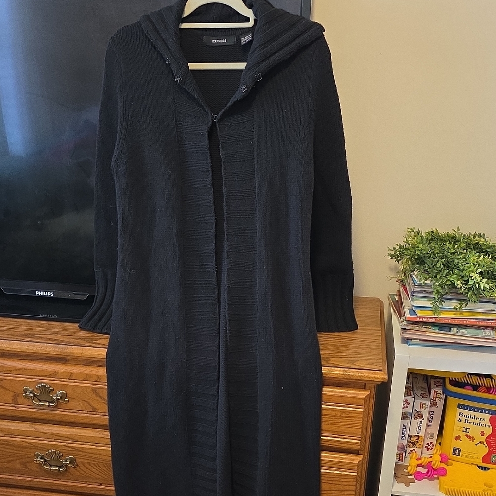 Express Black Wool Blend Sweater - image 1